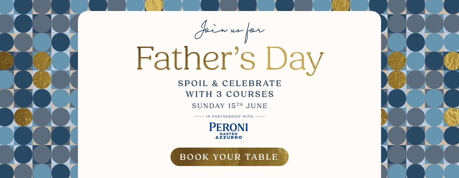 Father’s Day menu Leeds